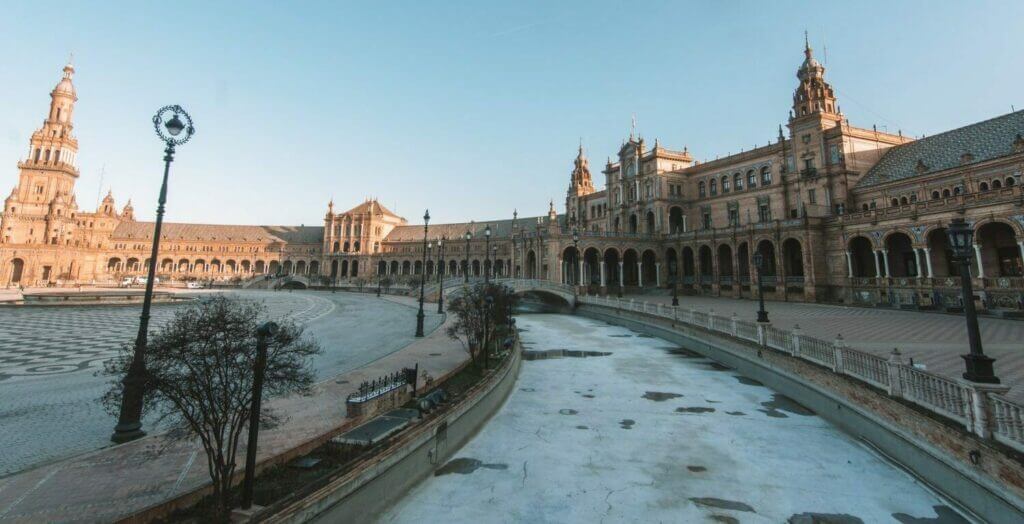 Plaza de España in Spain