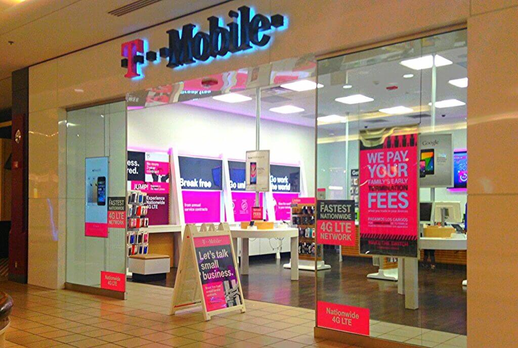 T-mobile store in the USA
