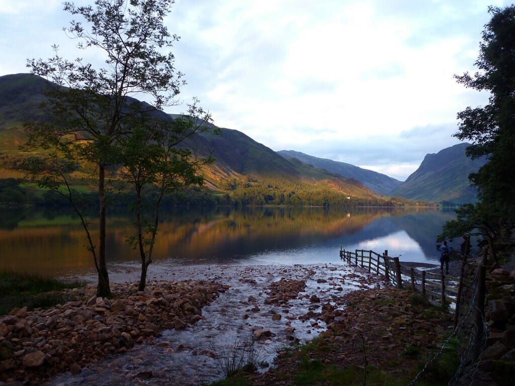Buttermere Lake during Sunset